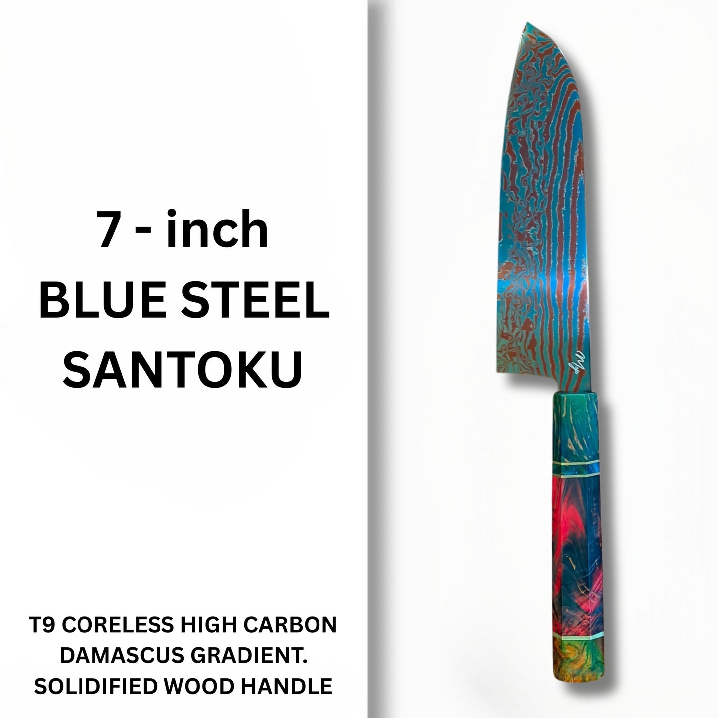 7-inch BLUE STEEL SANTOKU