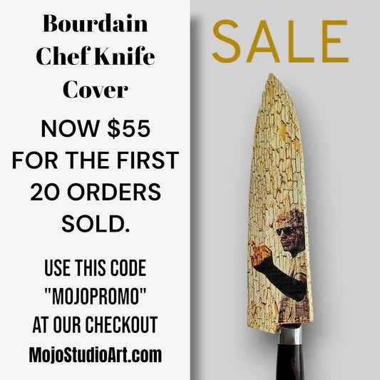 a-BOURDAIN CHEF KNIFE COVER