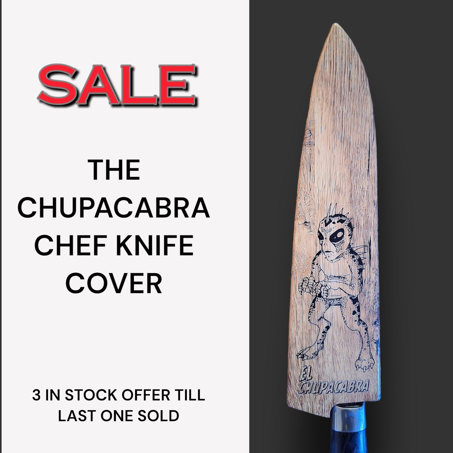 CHUPACABRA CHEF KNIFE COVER