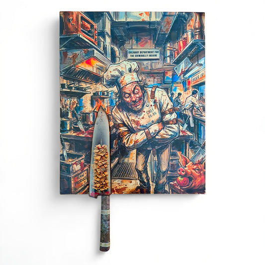 HAVE A GOOD SERVICE MAGNETIC ART RACK AND SAYA