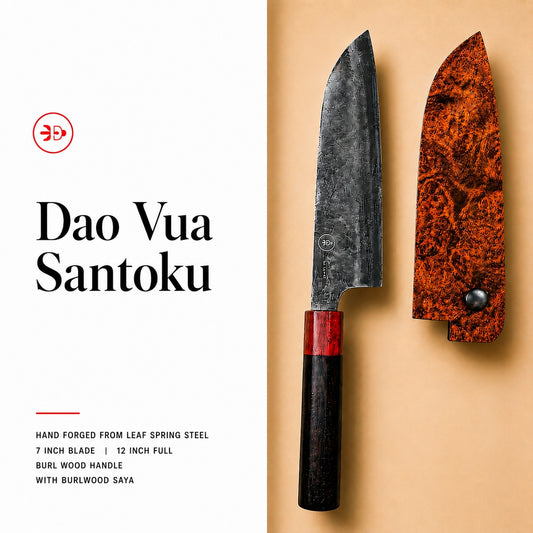 DAO VUA SANTOKU and HANDMADE SAYA 1of 1